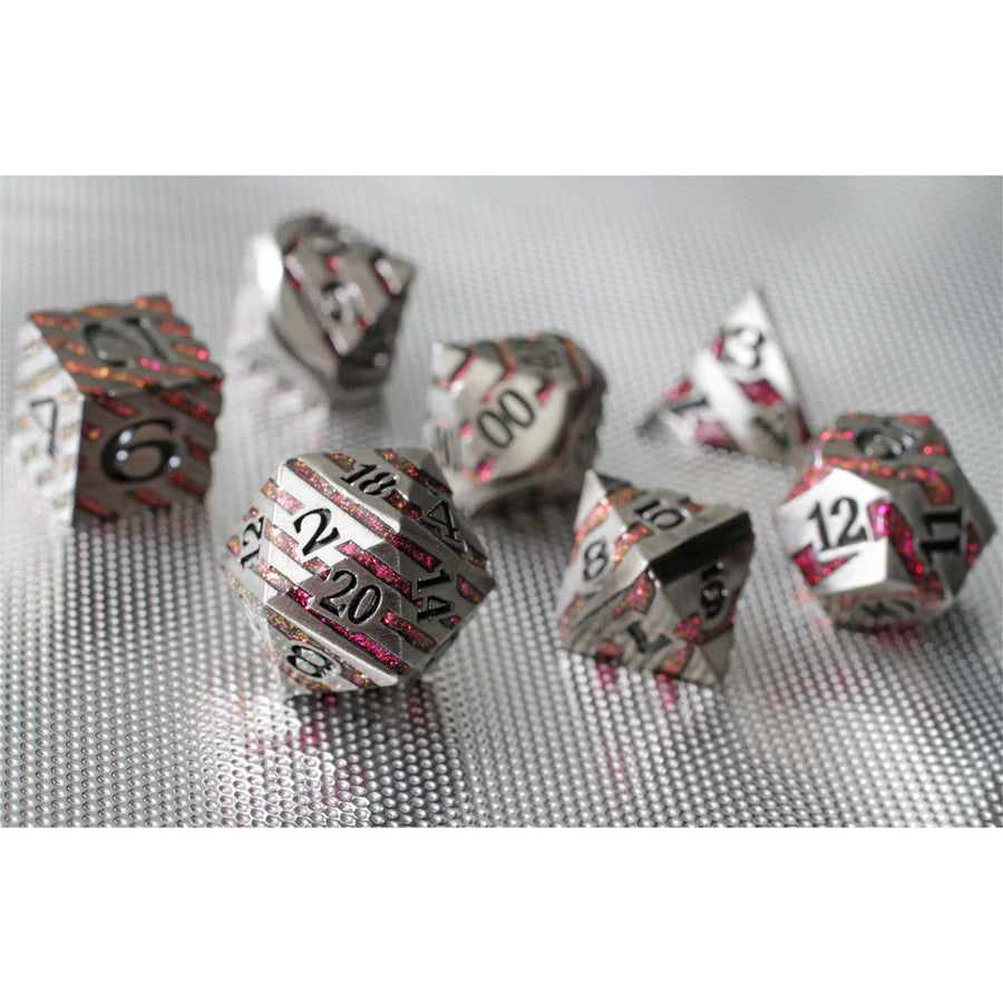 Molten Ore RPG Metal Dice Set | Game Grid - Logan