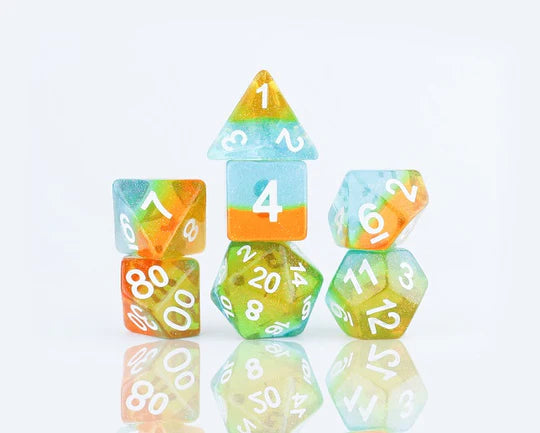 Sirius Dice: Celestial, Ocean Dusk Dice Set | Game Grid - Logan