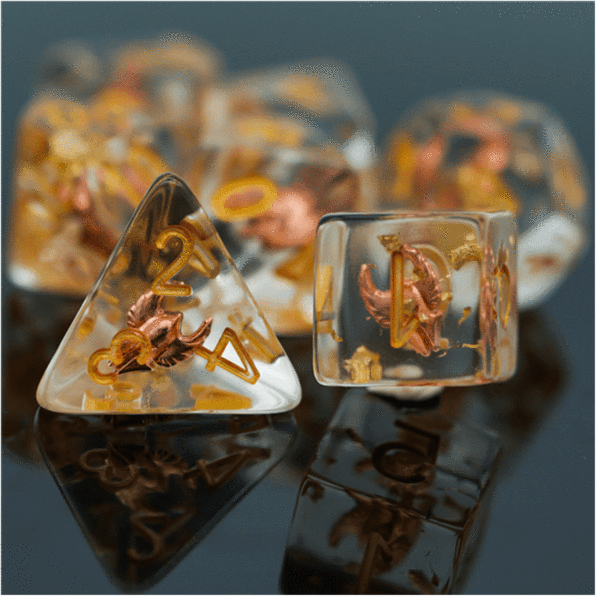 Paladin's Helm Class RPG Dice Set | Game Grid - Logan