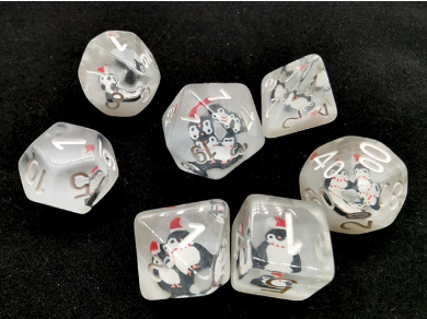 Penguin RPG Dice Set | Game Grid - Logan