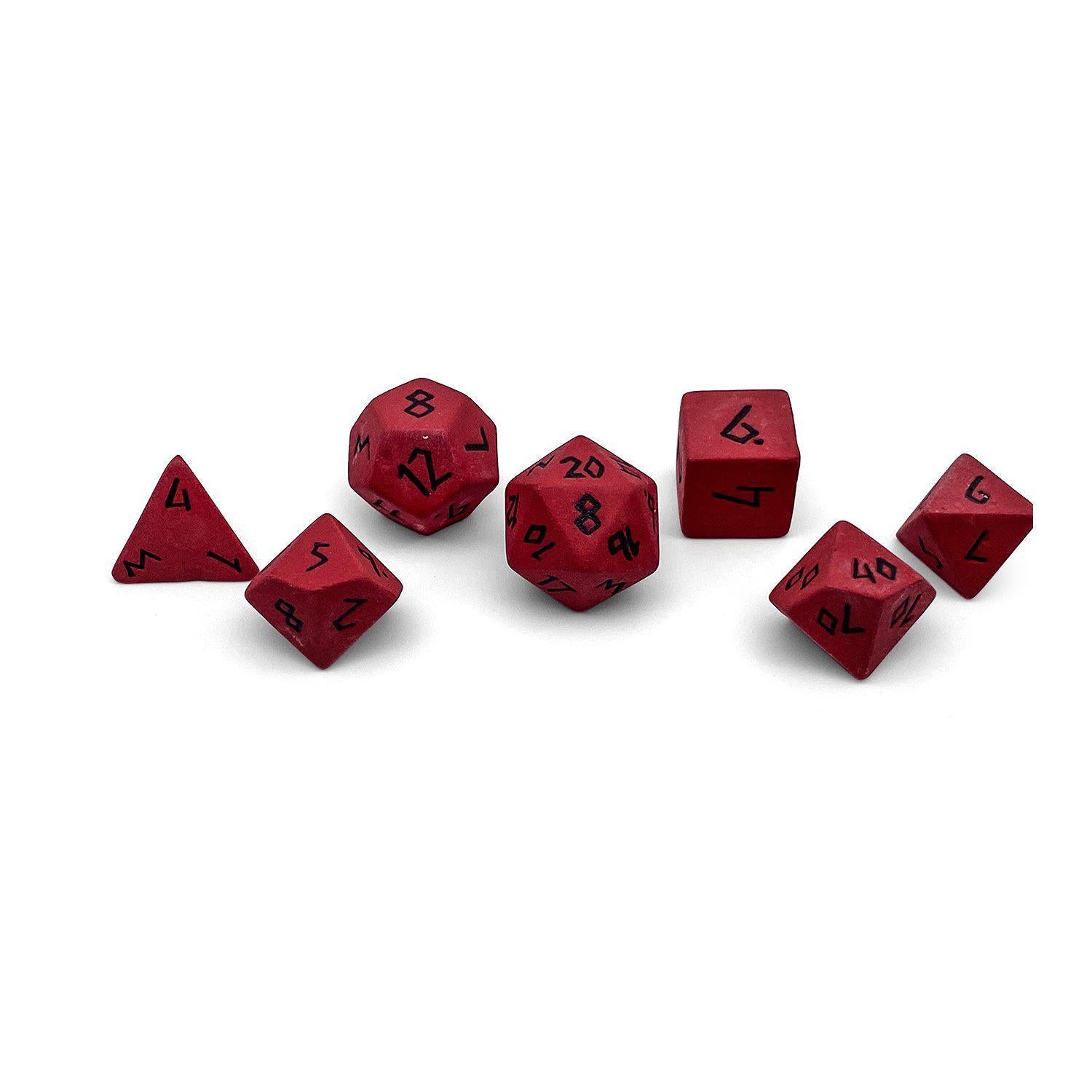 Norse Foundry: Ceramic Dice (Red) | Game Grid - Logan