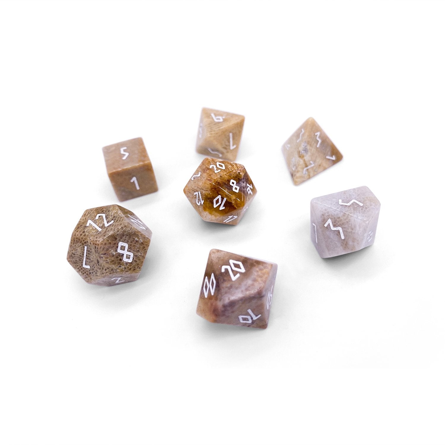 Gemstone Dice: Coral Fossil | Game Grid - Logan
