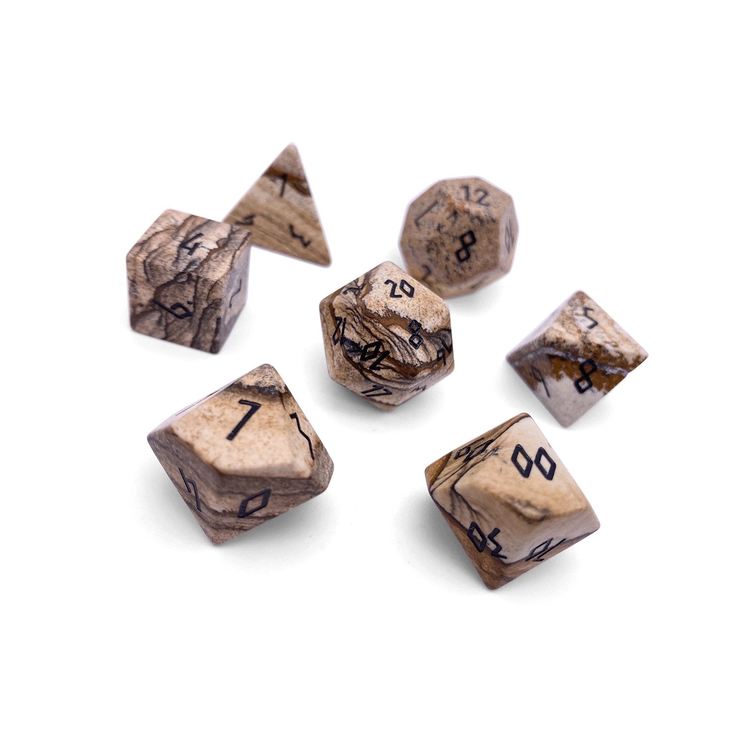 Gemstone Dice: Picture Jasper | Game Grid - Logan