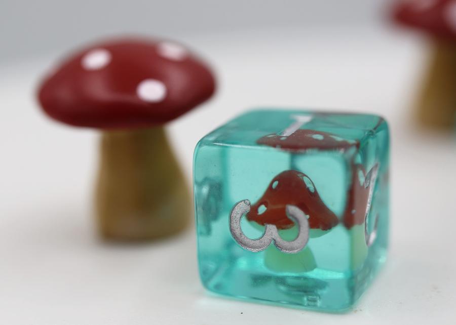 Power Up Mushroom RPG Dice Set | Game Grid - Logan