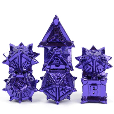 Purple Flail RPG Metal Dice Set | Game Grid - Logan