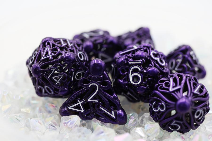 Mind Eater Hollow RPG Dice Set - Electric Purple | Game Grid - Logan