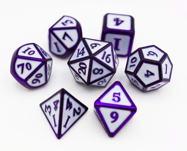 Purple Moon RPG Metal Dice Set | Game Grid - Logan