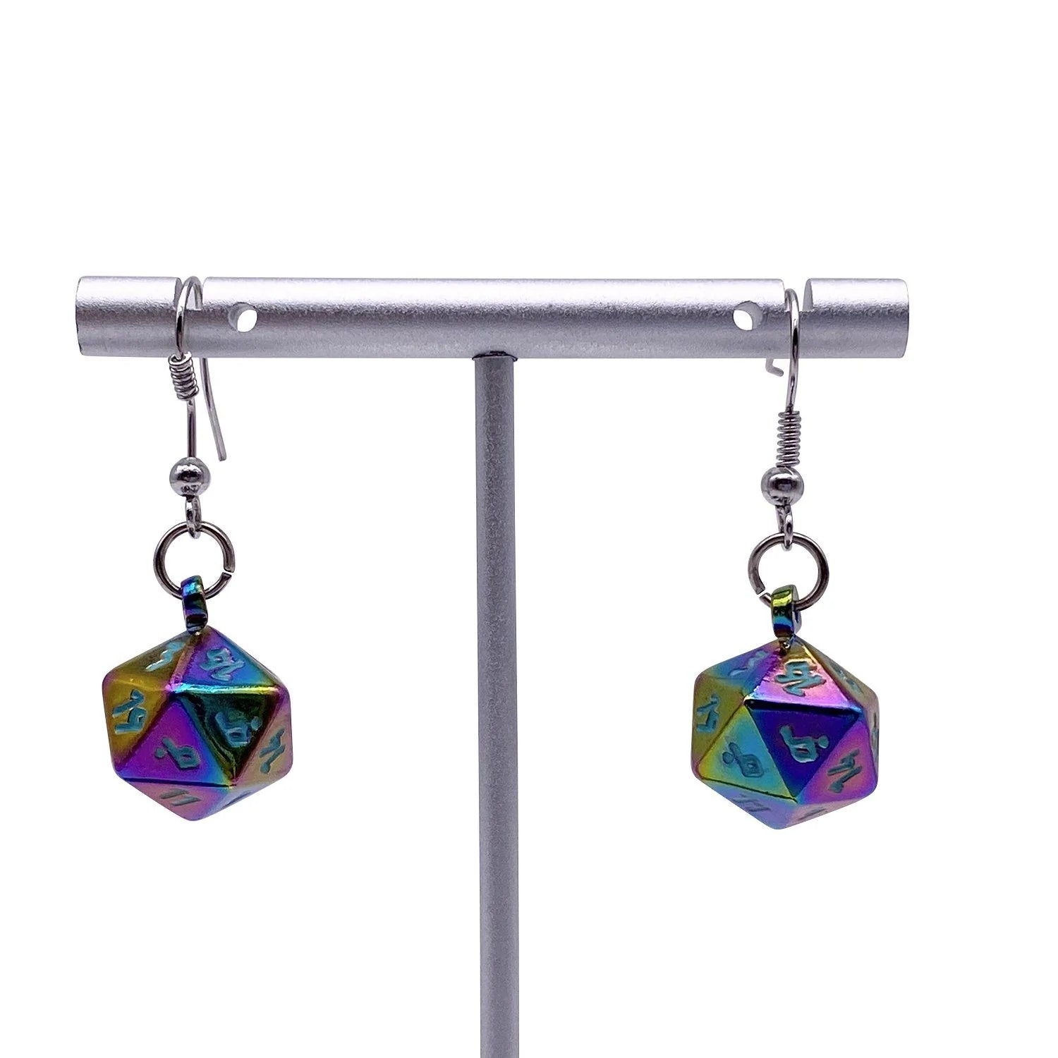 D20 Earrings: Queen's Treasure | Game Grid - Logan