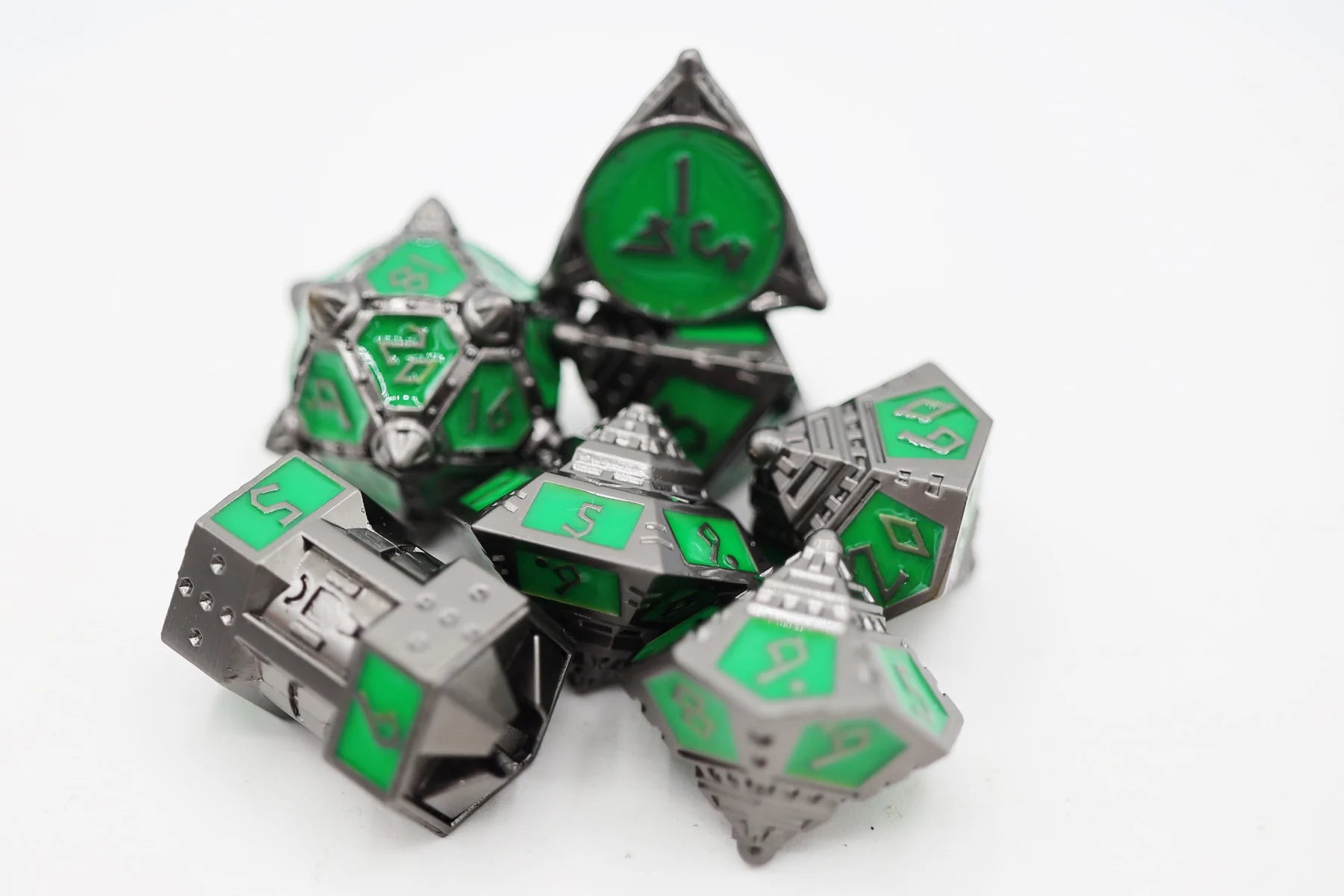 Dice 51: Radioactive Rocket RPG Metal Dice Set | Game Grid - Logan