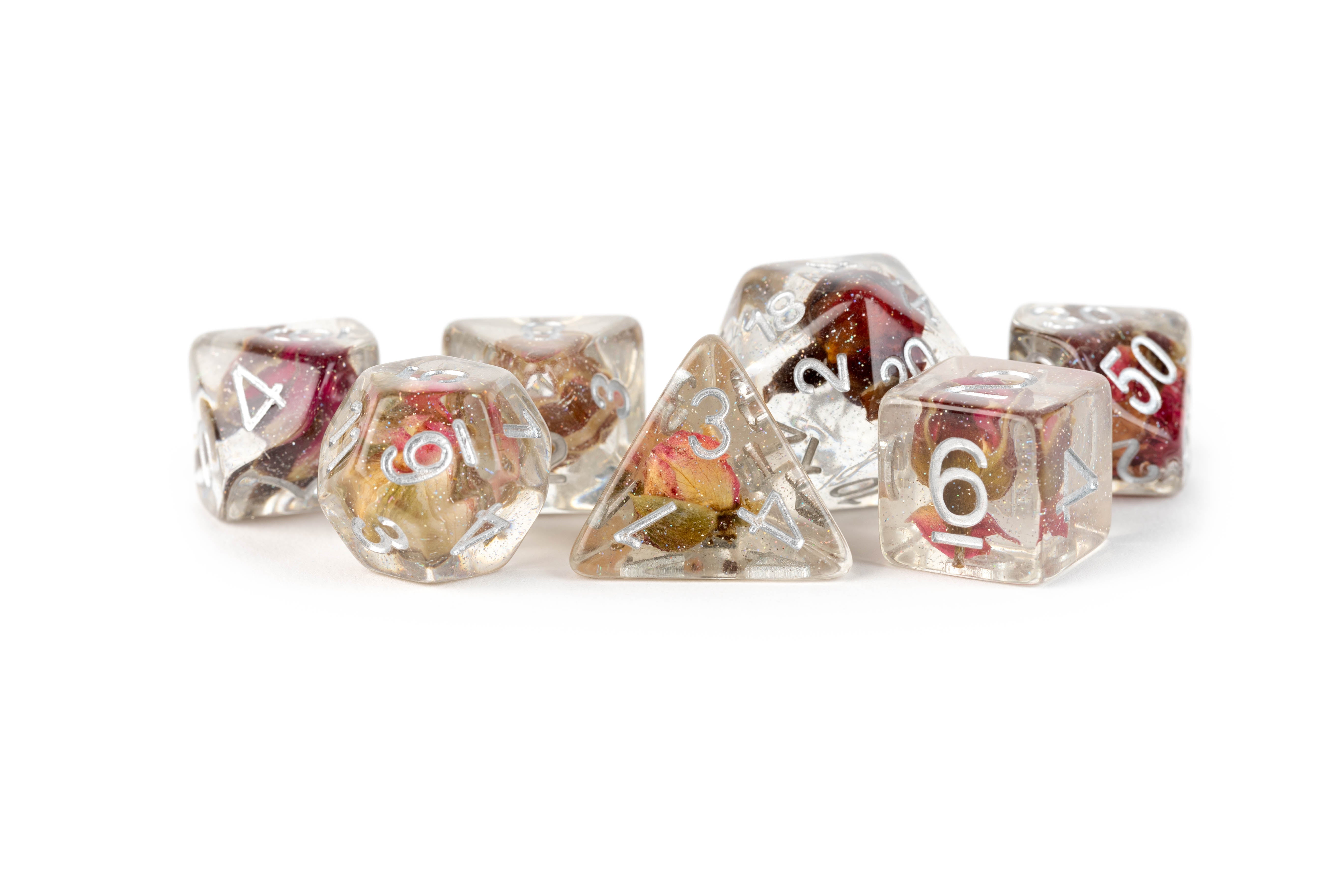 Rose RPG Dice Set | Game Grid - Logan