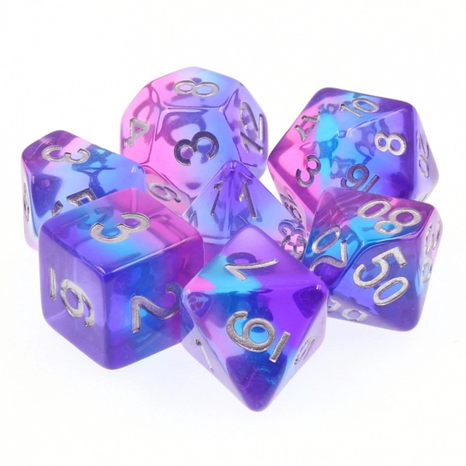 Purple Sky RPG Dice Set | Game Grid - Logan