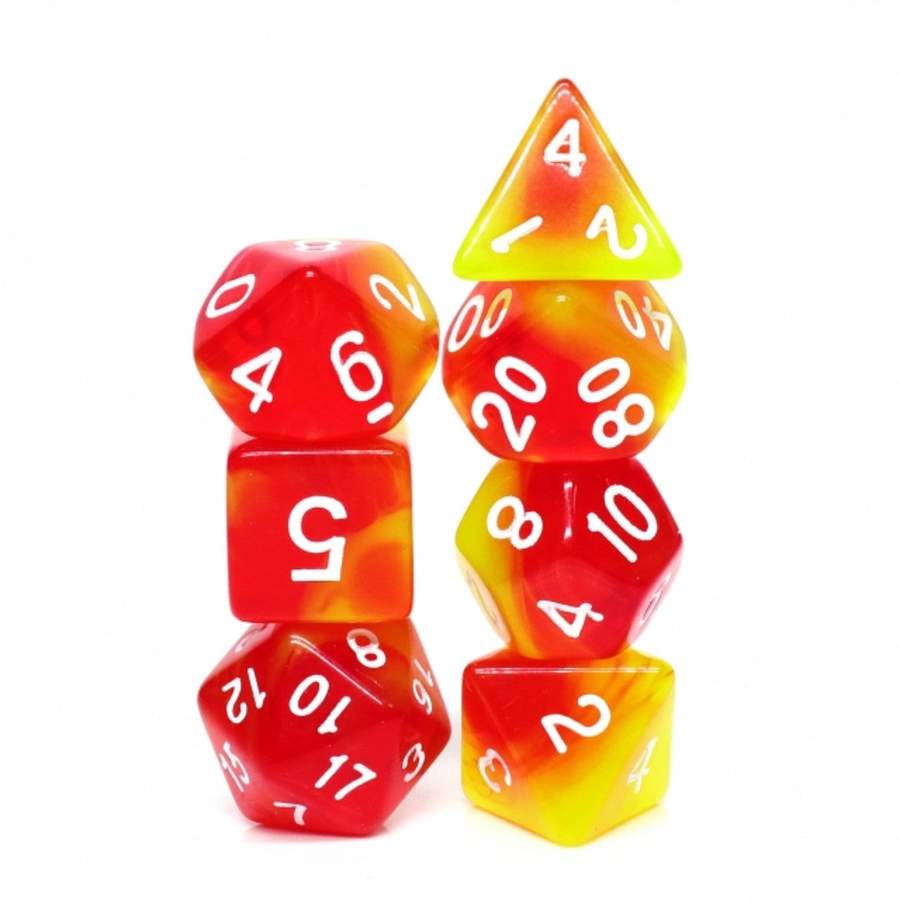 Rising Phoenix RPG Dice Set | Game Grid - Logan