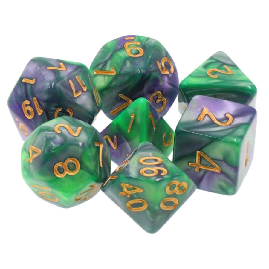 Mermaid's Tail RPG Dice Set | Game Grid - Logan