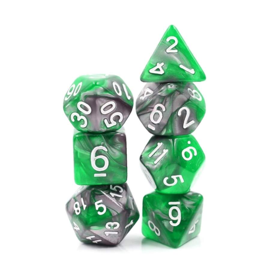 Emerald Ore RPG Dice Set | Game Grid - Logan