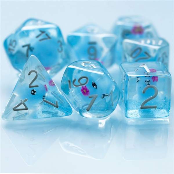 Blue Octopus RPG Dice Set | Game Grid - Logan