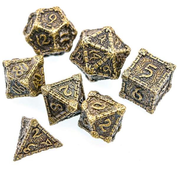 Dagger of Venom: Bronze RPG Metal Barrel Dice Set | Game Grid - Logan