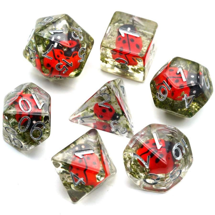 Red Ladybug RPG Dice Set | Game Grid - Logan