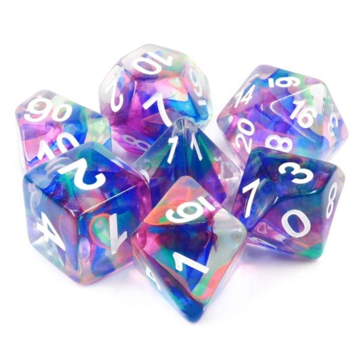 Fairy's Tail Ribbon RPG Dice Set | Game Grid - Logan