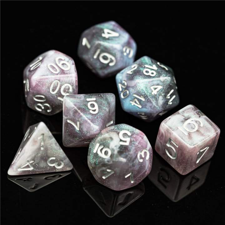 Aurora Borealis RPG Dice Set | Game Grid - Logan