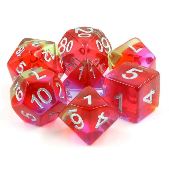 Pomegranate Blossom RPG Dice Set | Game Grid - Logan