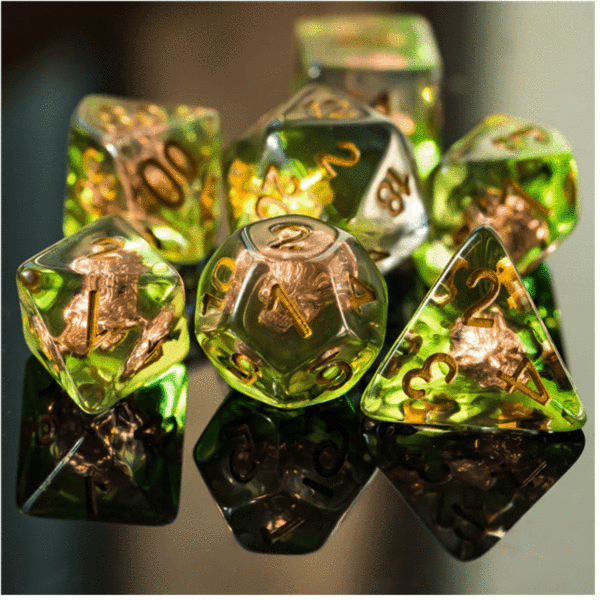 Druid's Wolf Companion Class RPG Dice Set | Game Grid - Logan