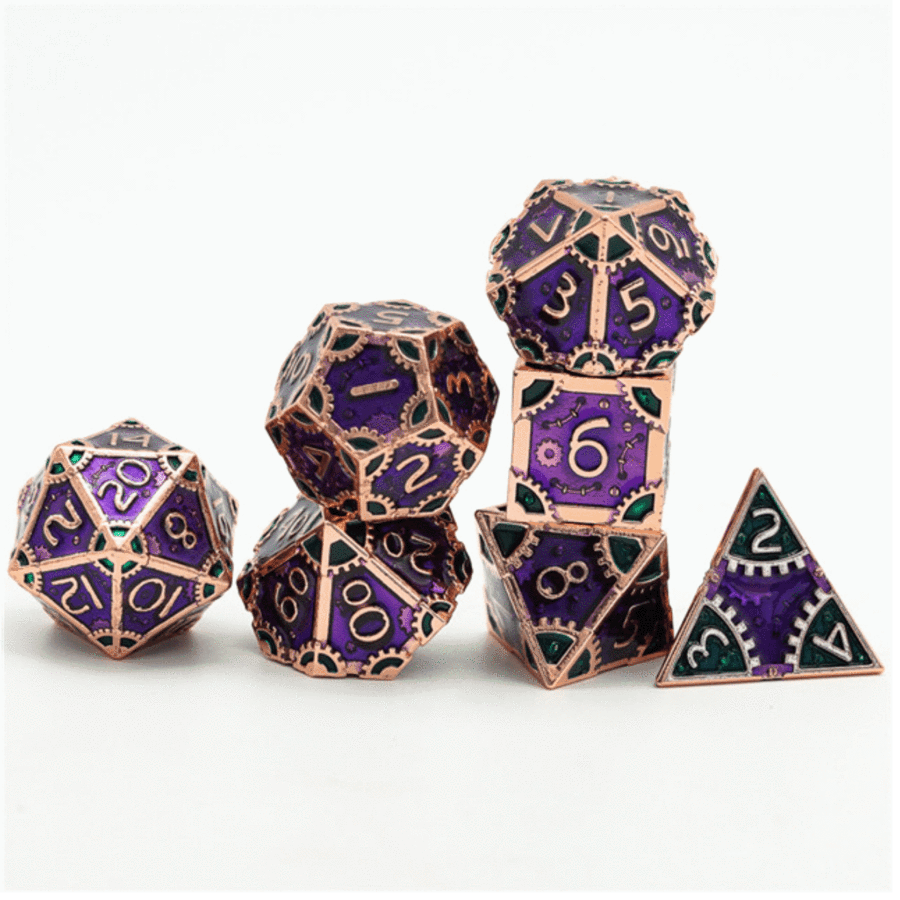 Steampunk Evil Queen RPG Dice Set | Game Grid - Logan