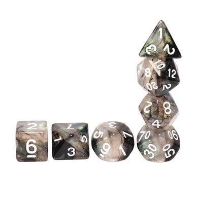 Glow in the Dark Storm Chaser RPG Dice Set | Game Grid - Logan