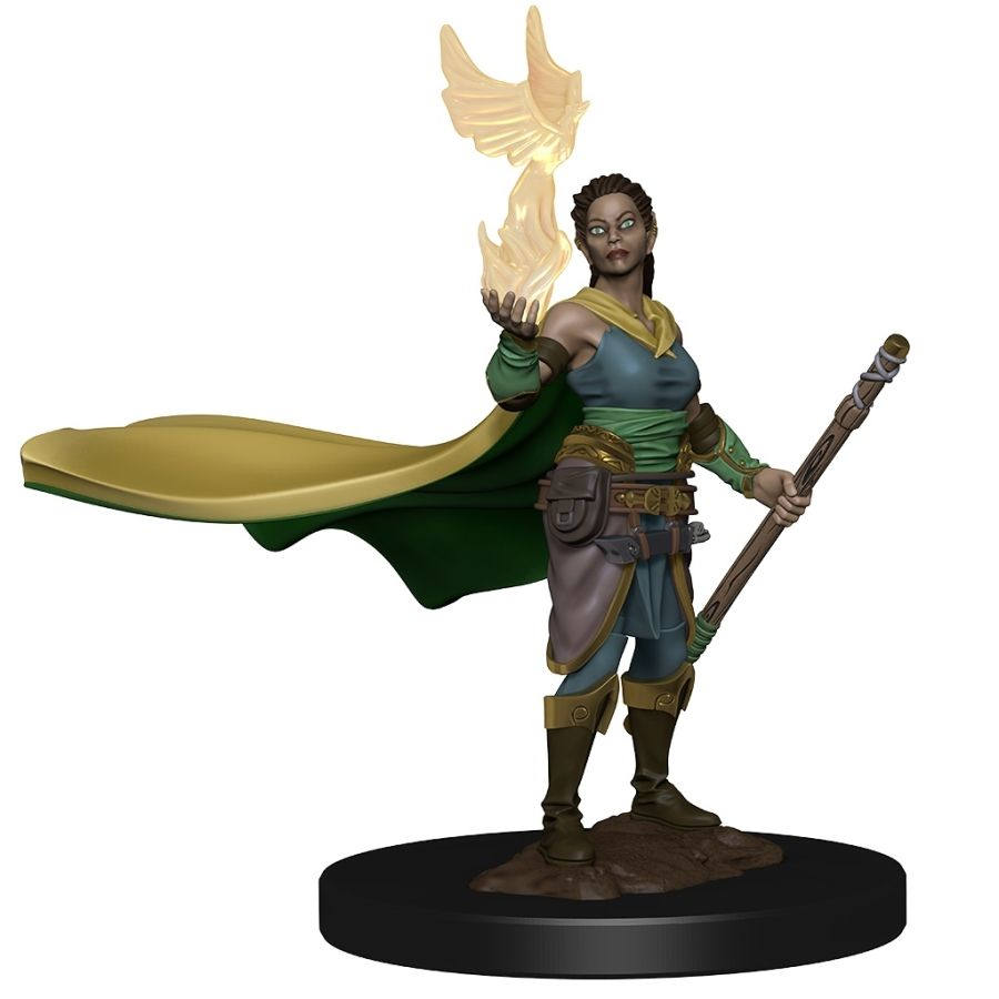 D&D Premium Painted Mini: Female Elf Druid | Game Grid - Logan