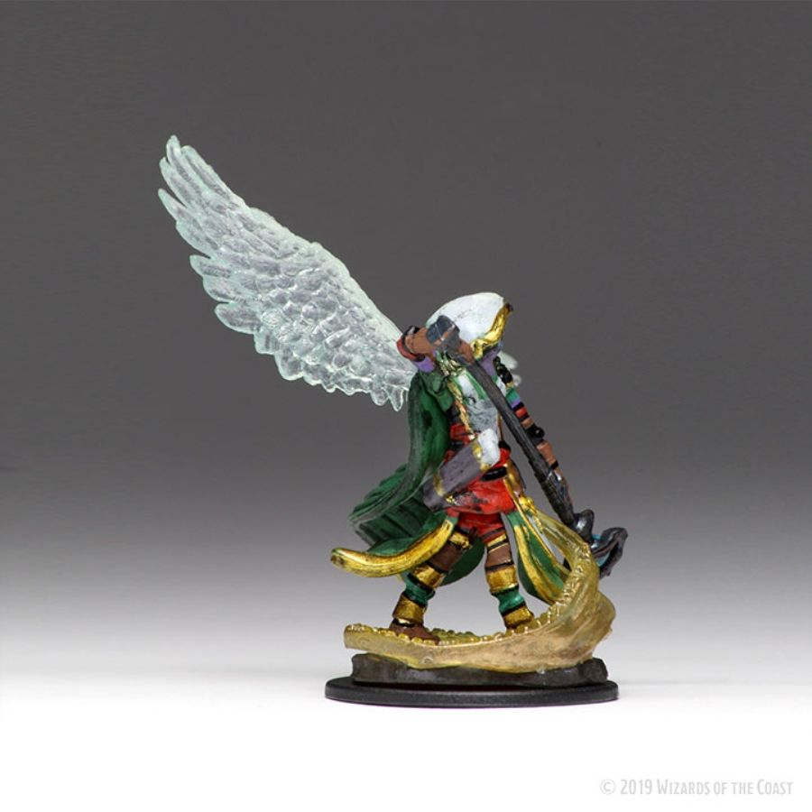 D&D Premium Painted Mini: Female Aasimar Wizard | Game Grid - Logan