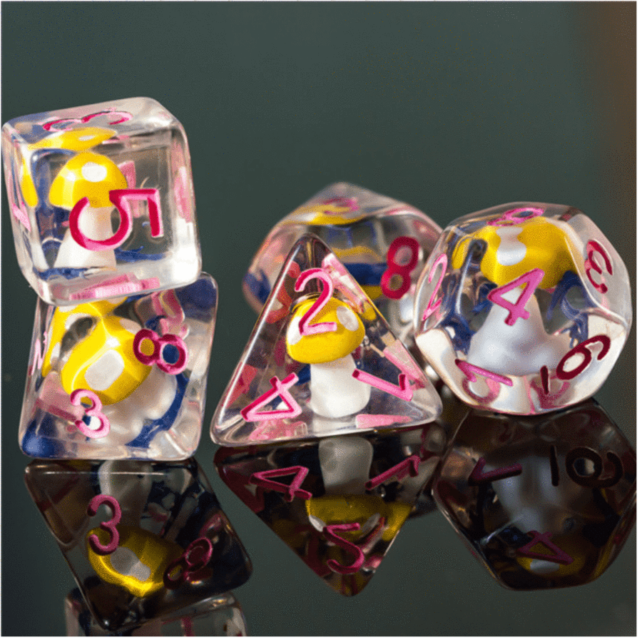 Fantasy Forest Mushrooms RPG Dice Set | Game Grid - Logan