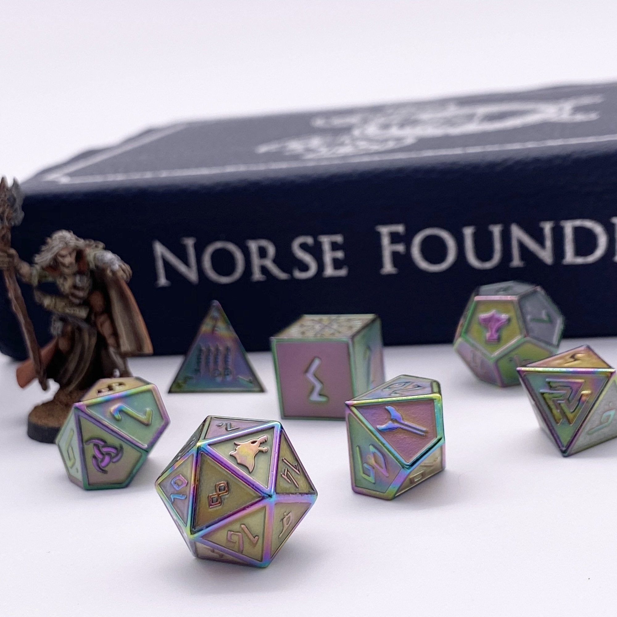 Norse Foundry Metal Dice Yggdrasil | Game Grid - Logan