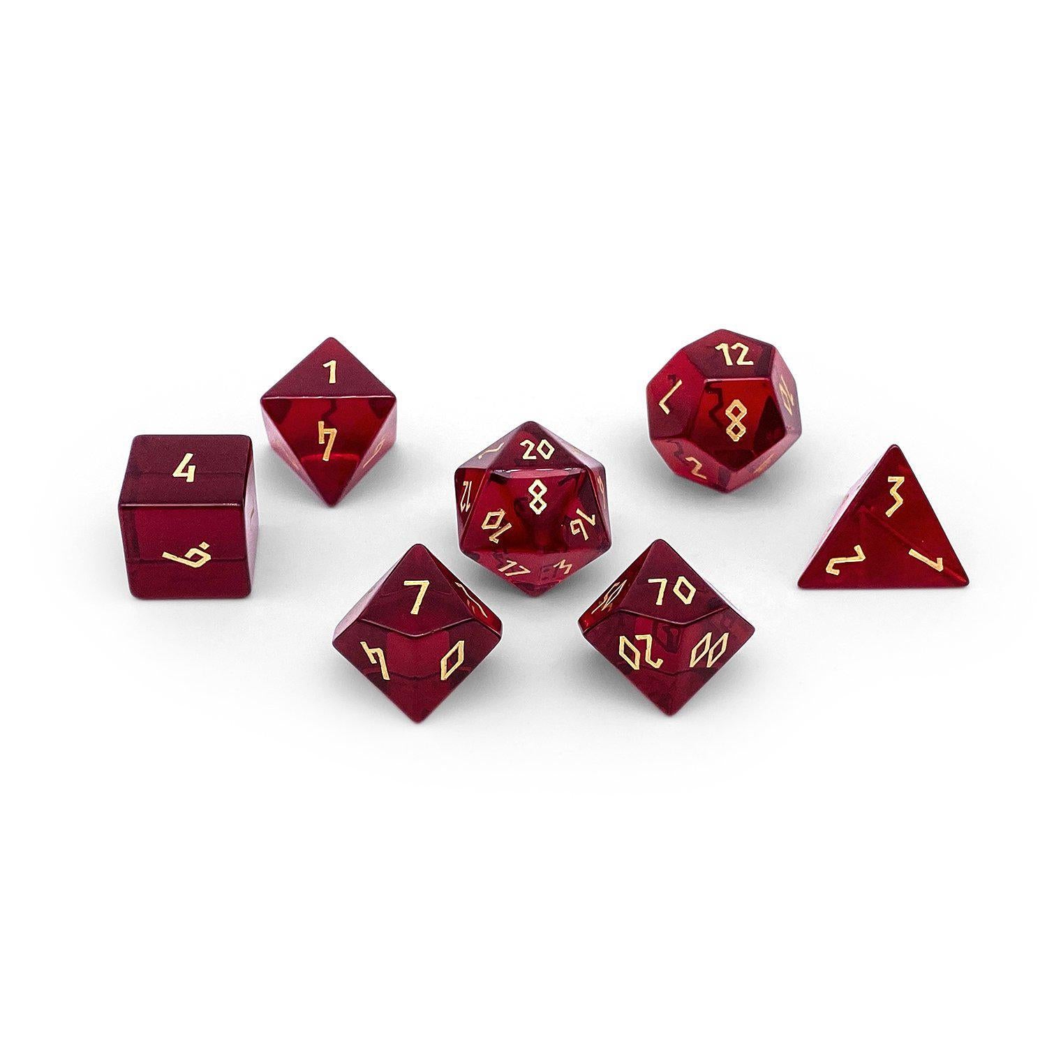 Gemstone Dice: Garnet Zircon | Game Grid - Logan