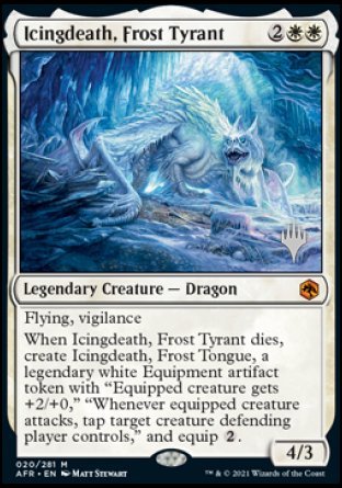 Icingdeath, Frost Tyrant (Promo Pack) [Dungeons & Dragons: Adventures in the Forgotten Realms Promos] | Game Grid - Logan