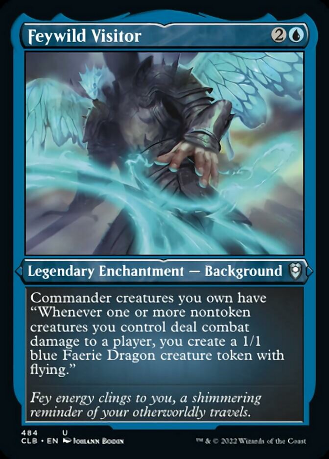 Feywild Visitor (Foil Etched) [Commander Legends: Battle for Baldur's Gate] | Game Grid - Logan
