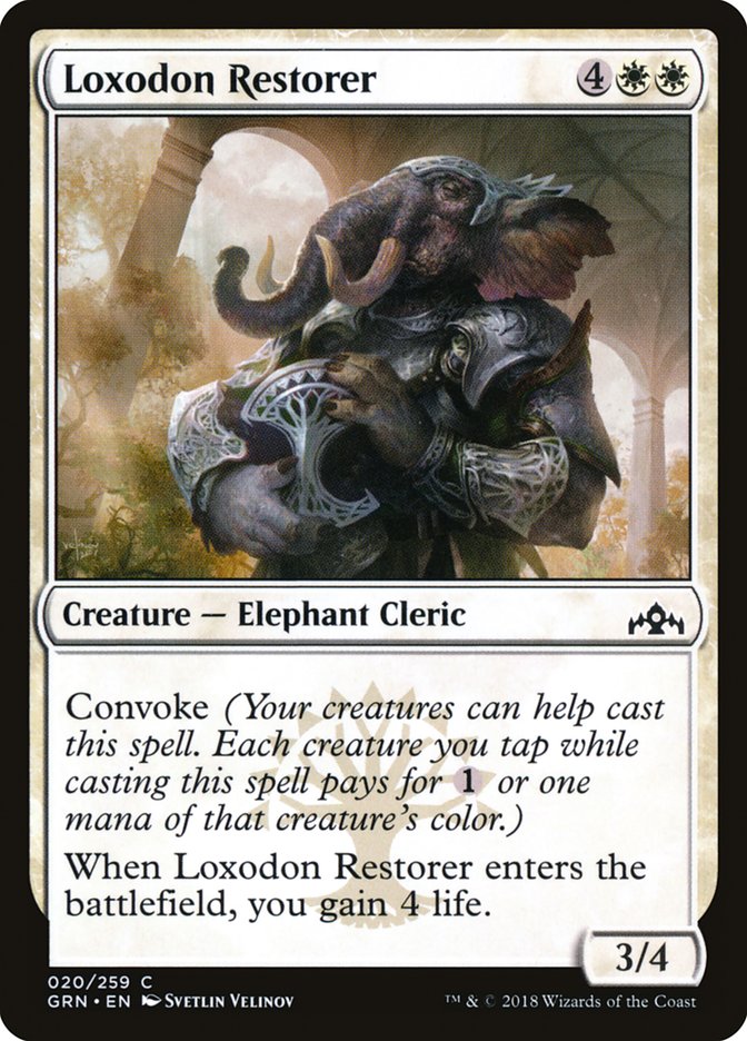 Loxodon Restorer [Guilds of Ravnica] | Game Grid - Logan