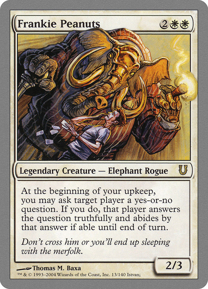 Frankie Peanuts [Unhinged] | Game Grid - Logan