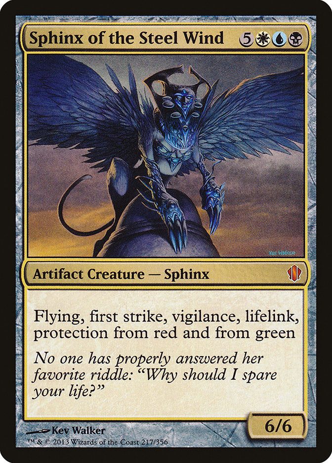 Sphinx of the Steel Wind [Commander 2013] | Game Grid - Logan