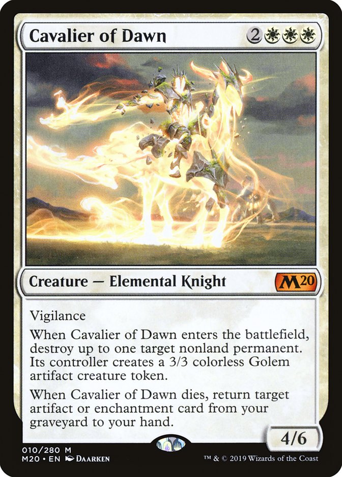 Cavalier of Dawn [Core Set 2020] | Game Grid - Logan