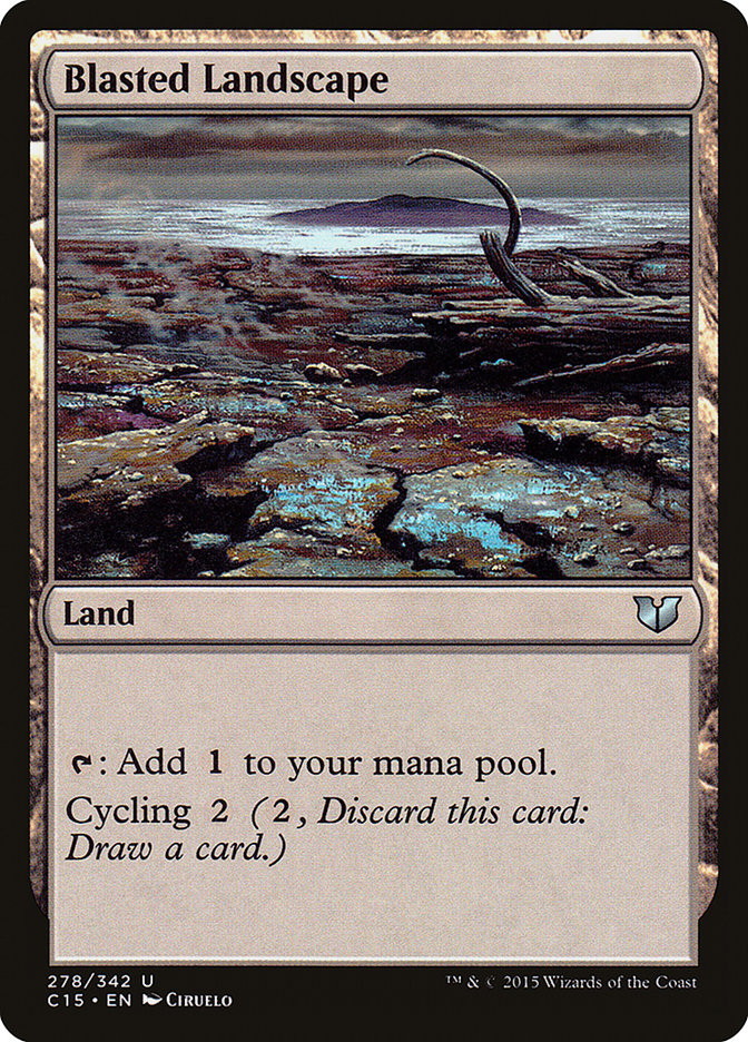Blasted Landscape [Commander 2015] | Game Grid - Logan