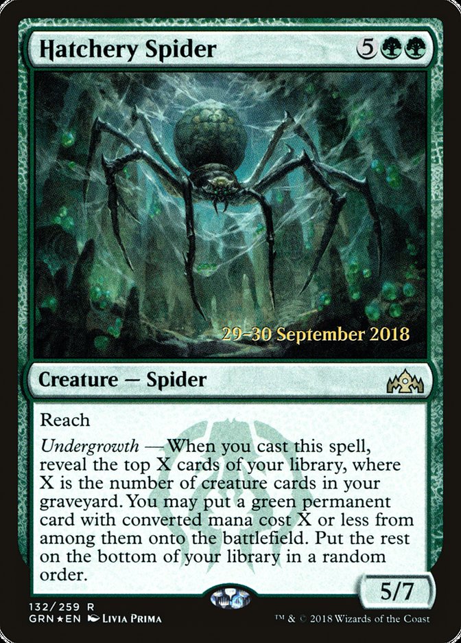 Hatchery Spider [Guilds of Ravnica Prerelease Promos] | Game Grid - Logan