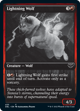 Lightning Wolf [Innistrad: Double Feature] | Game Grid - Logan