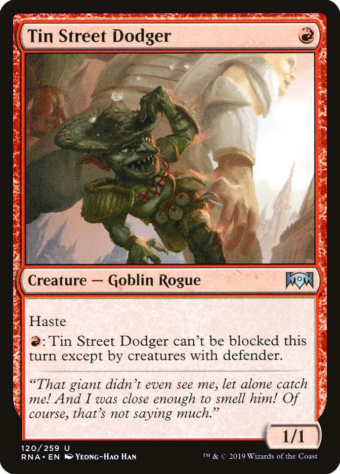 Tin Street Dodger [Ravnica Allegiance] | Game Grid - Logan