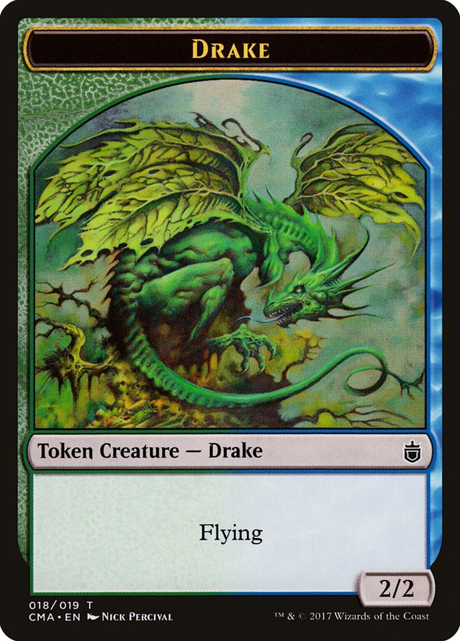 Drake Token [Commander Anthology Tokens] | Game Grid - Logan