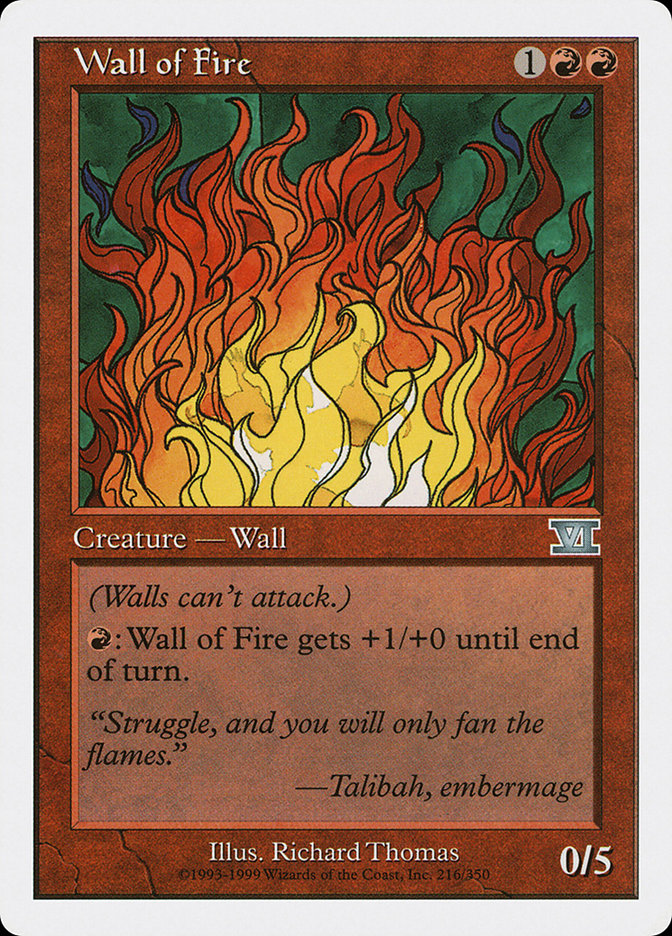 Wall of Fire [Classic Sixth Edition] | Game Grid - Logan