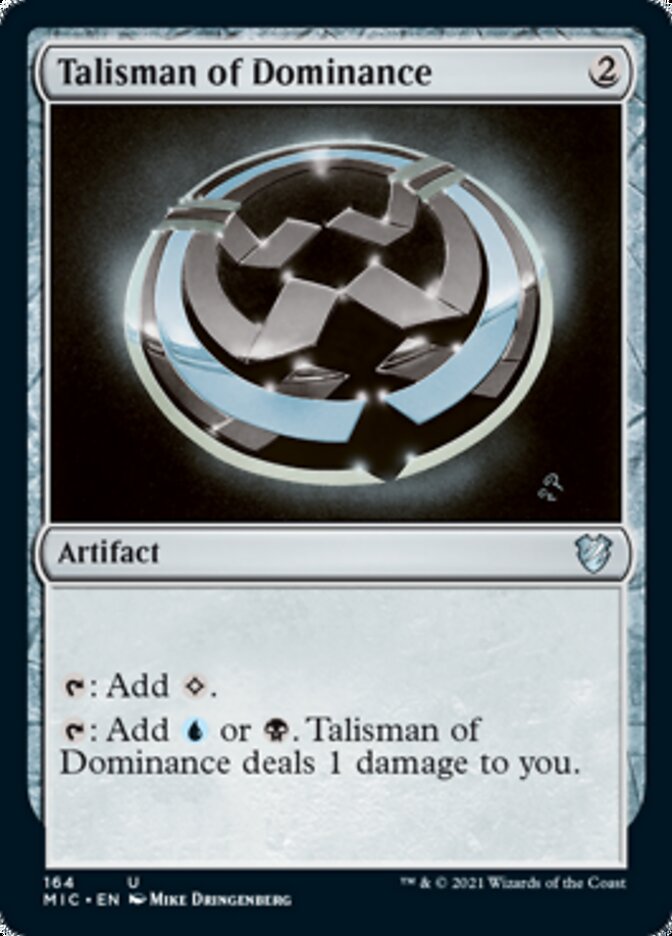 Talisman of Dominance [Innistrad: Midnight Hunt Commander] | Game Grid - Logan