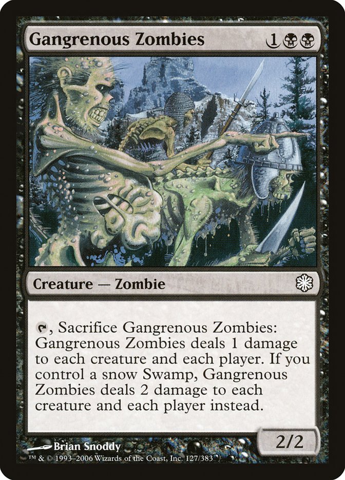 Gangrenous Zombies [Coldsnap Theme Decks] | Game Grid - Logan