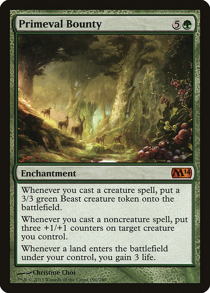 Primeval Bounty [Magic 2014] | Game Grid - Logan