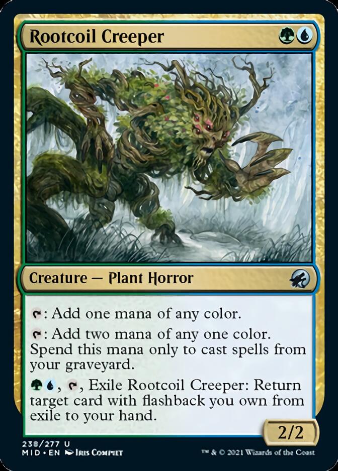 Rootcoil Creeper [Innistrad: Midnight Hunt] | Game Grid - Logan