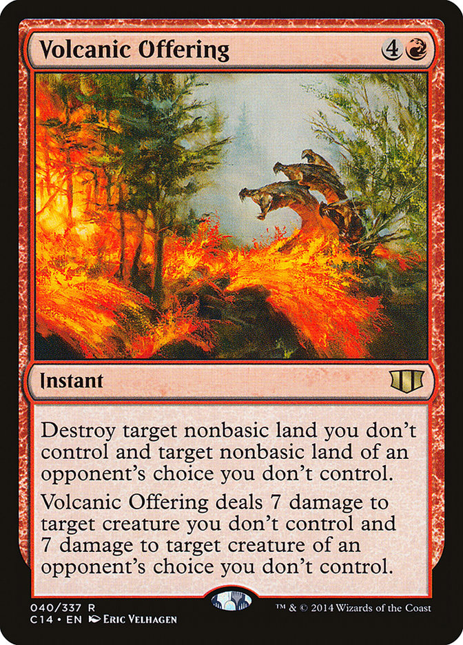 Volcanic Offering [Commander 2014] | Game Grid - Logan