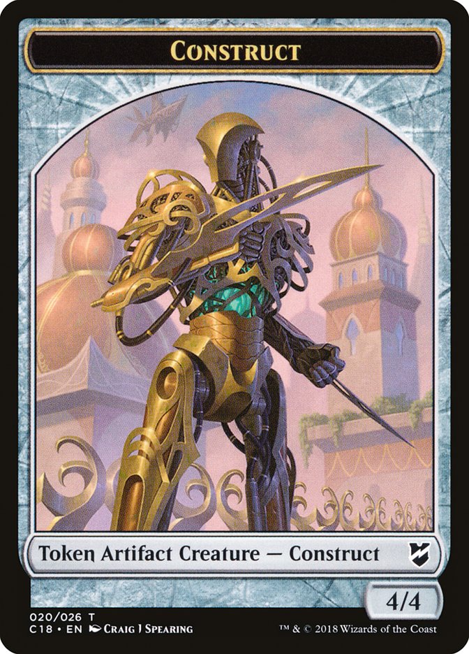 Construct Token (020/026) [Commander 2018 Tokens] | Game Grid - Logan